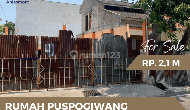 Dijual Rumah Dan Tanah Jl Puspogiwang Semarang Barat 1