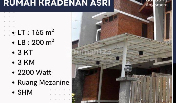 Dijual Rumah 2 Lt Kradenan Asri Sampangan Semarang 1