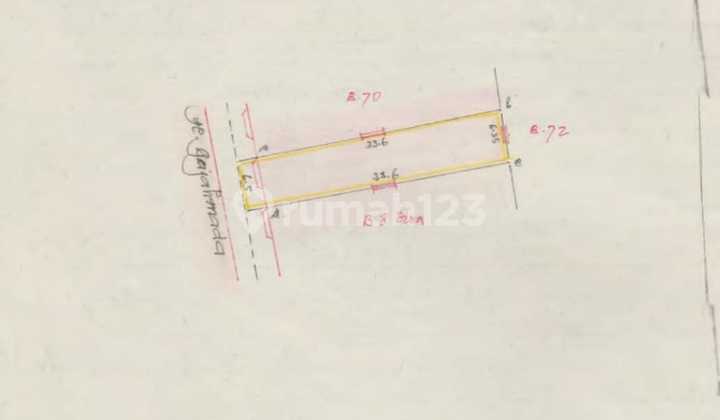 RUKO 2 LT LOKASI SRATEGIS TENGAH KOTA JL GAJAHMADA 2