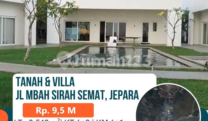 Dijual Cepat Tanah Villa di Jl. Mbah Sirah Semat Jepara, Tahunan