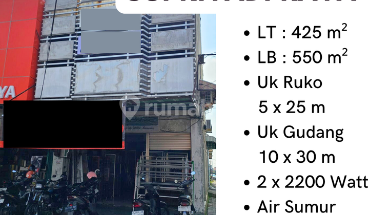 RUKO+GUDANG LOKASI STRATEGI SUPRIYADI RAYA PEDURUNGAN