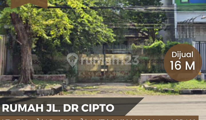 Dijual Rumah Lama 2 Lt Pinggir Jalan Raya Dr Cipto Semarang Timur 1