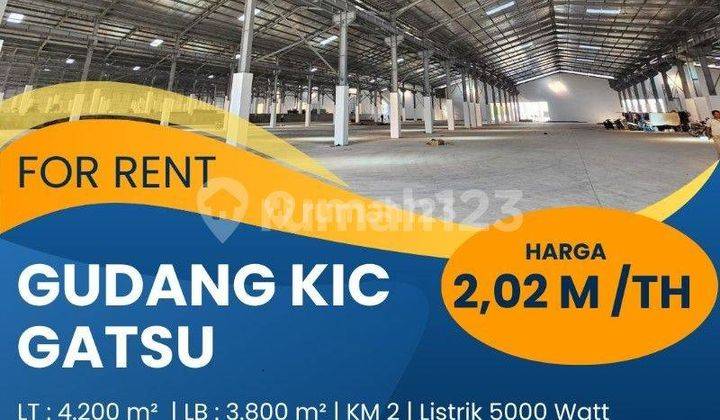 Disewakan Gudang Baru Kawasan Industri Candi Gatsu Ngaliyan Semarang Barat