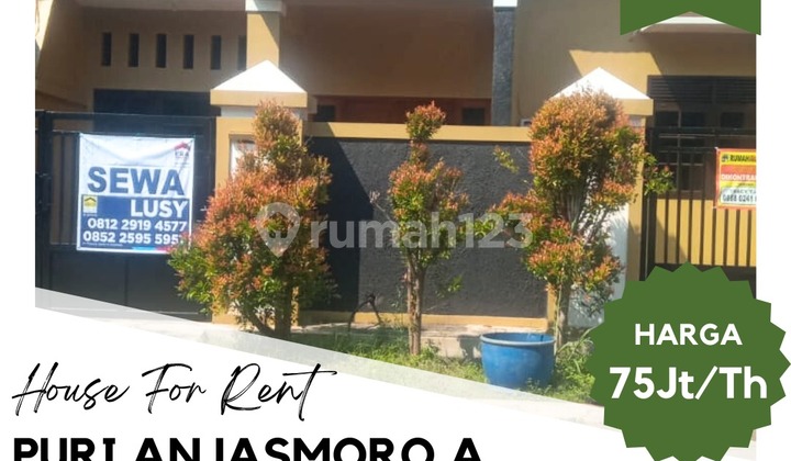 FOR RENT SEMI-FURNISHED HOUSE IN PURI ANJASMORO A, WEST SEMARANG 1