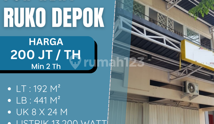 Disewakan Ruko di Jl. Depok, Semarang Tengah 1