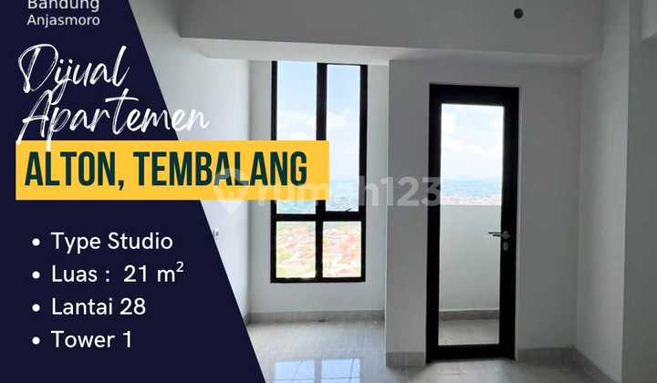 DIJUAL APARTEMEN ALTON LT 28 UNFURNISH TYPE STUDIO 1