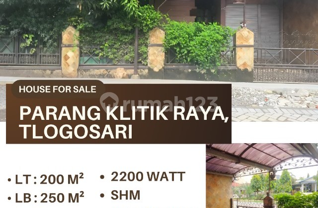 DIJUAL RUMAH SIAP HUNI PARANG KLITIK RAYA TLOGOSARI  1
