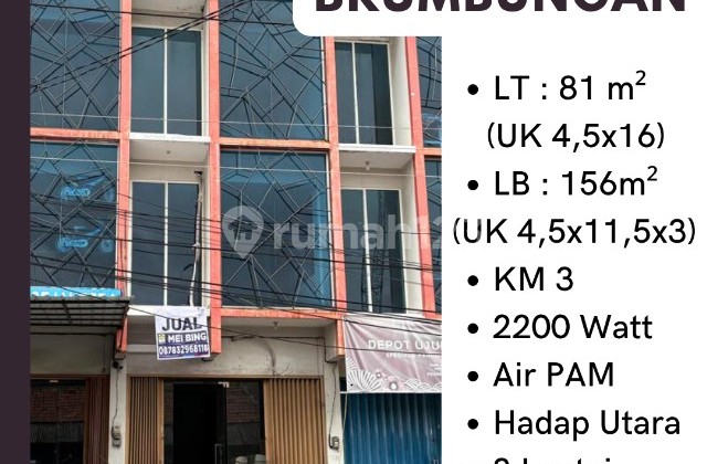DIJUAL RUKO 3 LT LOKASI SRATEGIS BRUMBUNGAN SEMARANG TENGAH 1
