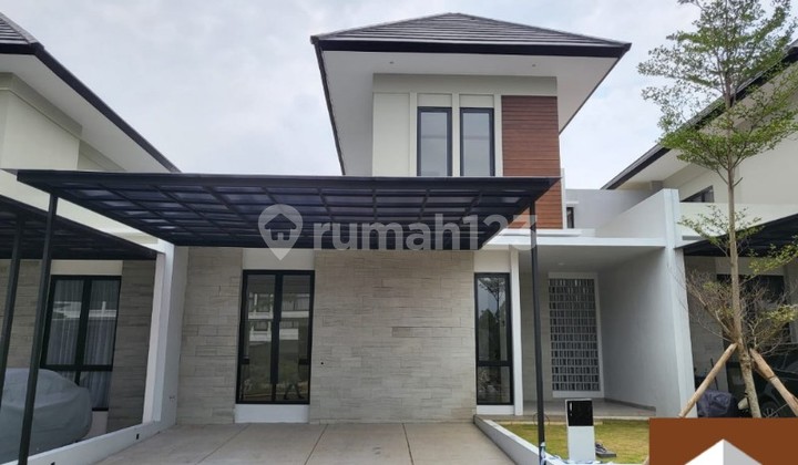 DISEWAKAN RUMAH BARU 2 LT SEMI FURNISH CLUSTER HILAGO BSB CITY 1