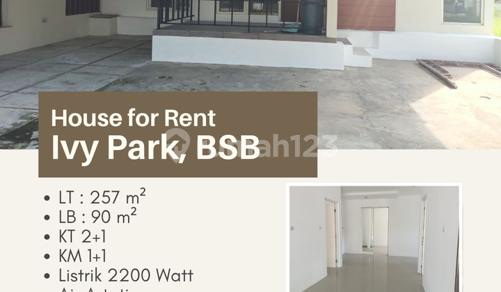 RUMAH KONTRAKAN SIAP HUNI DEKAT DANAU BSB  1