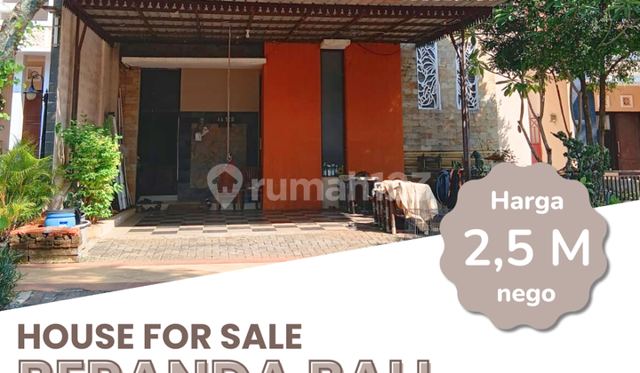 RUMAH BAGUS SEMI FURNISH SHM BERANDA BALI BSB  1