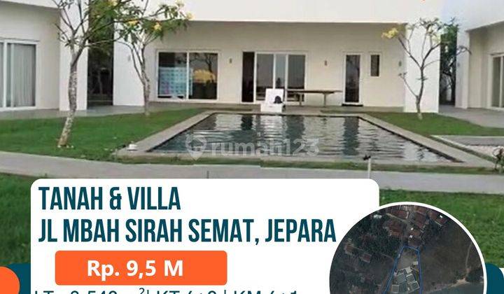 Dijual Cepat Tanah Villa di Jl. Mbah Sirah Semat Jepara, Tahunan