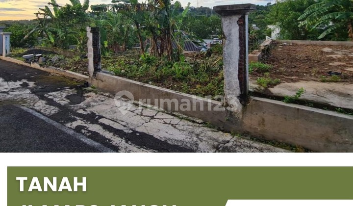 FOR SALE LAND WITH VIEW 1000 M2 CERTIFICATE JL MARS JANGLI TEMBALANG 1