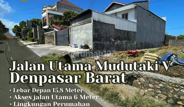 Dijual Tanah Lokasi jalan utama Muditaki V Denpasar Barat 1