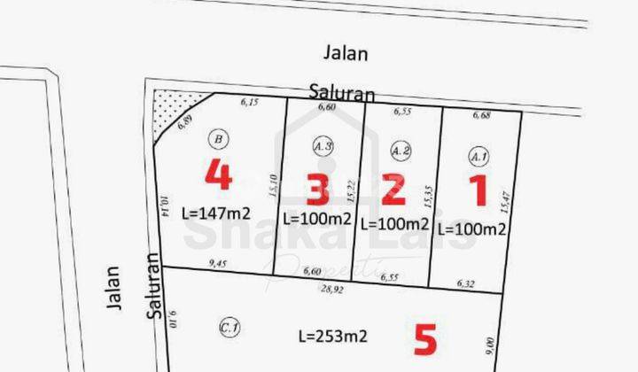 Land for sale at Jalan Draupadi through Dewi Madri Renon 2