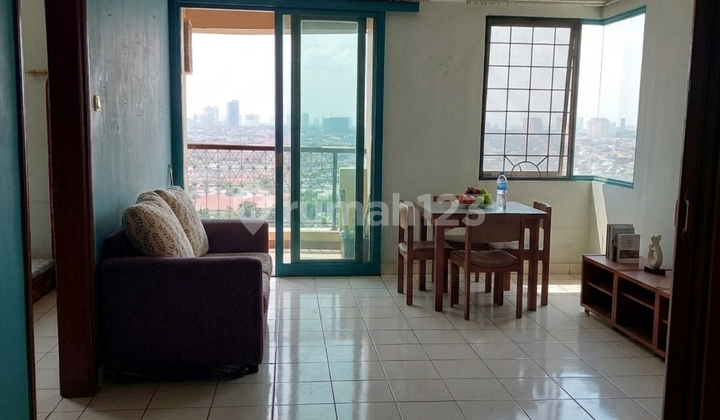 For Sale Apartment Puri Kemayoran Tower 2 - 56m², 1Br, Semi Furnished, Wide Terrace Included! 2