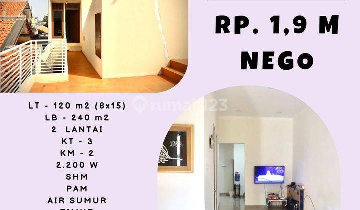 Dijual Rumah 2 lantai bagus di komplek yang nyaman dan tenang dekat citra garden di kalideres 1