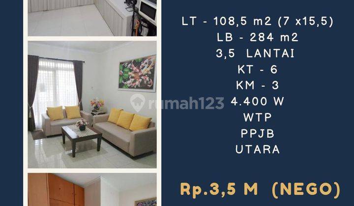 Rumah 3,5 lantai bagus dan tenang di park residence kalideres 1