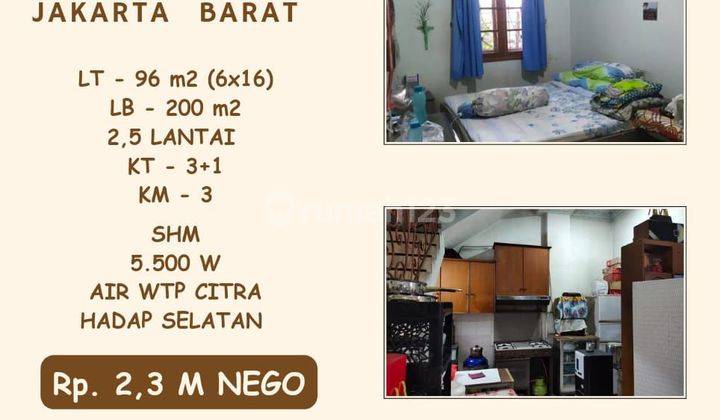 JUAL CEPAT RUMAH CITRA GARDEN 2 KALIDERES JAKARTA BARAT 1