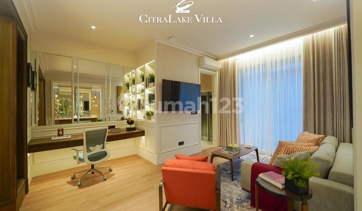 Rumah Mewah View Danau Free Apartemen 1 Br, 11 Unit Saja, Hgb Di Citra Lake  2
