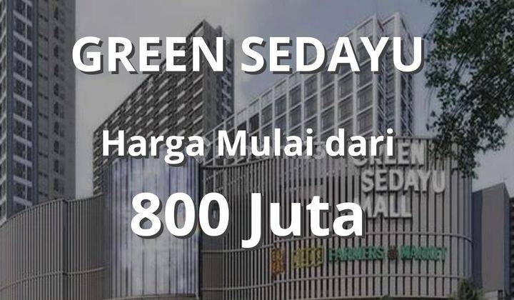 DIJUAL APARTEMEN STUDIO DI GREEN SEDAYU , SEMI FURNISHED 1