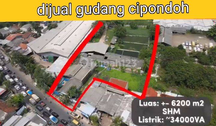 Dijual cepat gudang di cipondoh tangerang  1