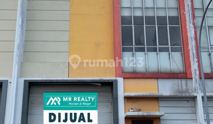 Dijual Gudang Green Sedayu Bizpark Daan Mogot 9x36 Renov 3 Lantai Coating
