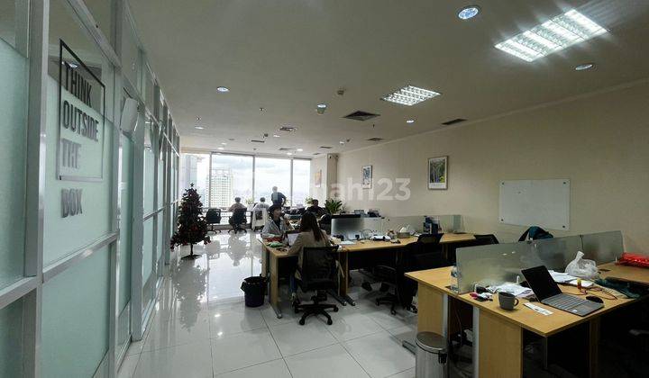 Disewakan Office Space Jakarta Barat Apl Soho Capital Luas 136.07 Furnised 2