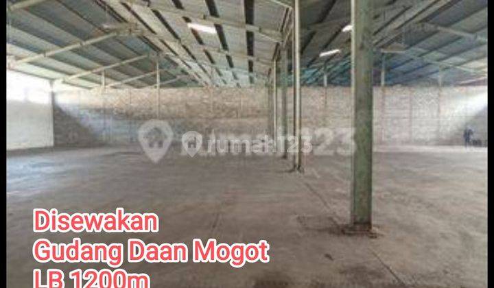 Disewakan Gudang Daan Mogot Lb 1200m 2