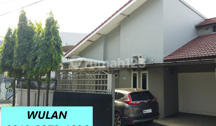Rumah Hook Minimalis 1 Lantai Tanah Luas di Palem Puri Ciputat Hr-17023