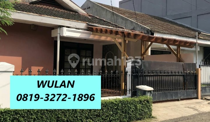 Rumah Lama 1 Lantai Dijual Murah di Sektor 1 Bintaro Jaya Gb-17176