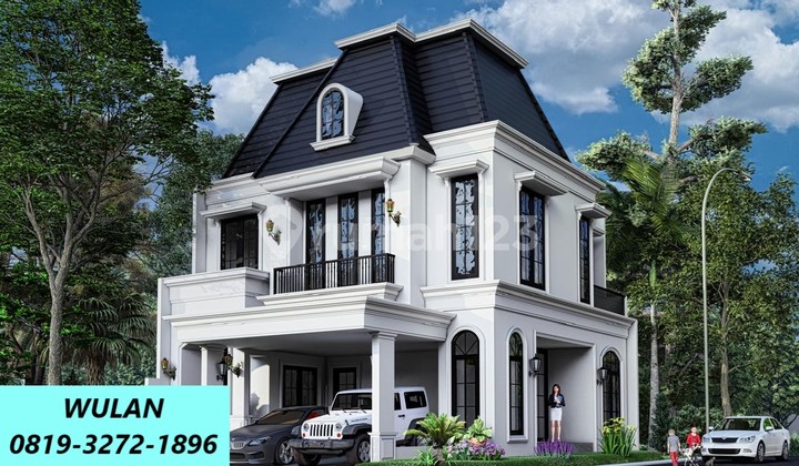 For Sale American Style House 120 M2 in Kebayoran Bintaro Cluster Rn-16472 1