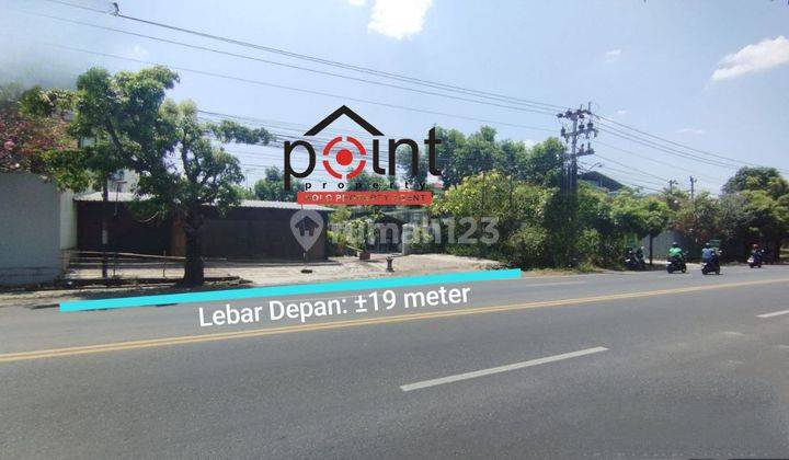 Tanah Luas Ideal Strategis Pinggir Jalan Raya  1