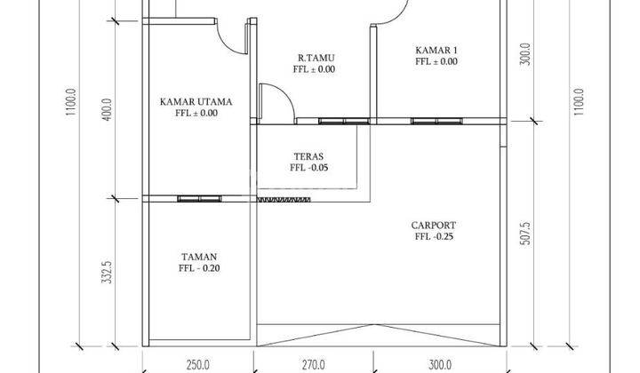 Rumah Modern Cluster Dekat Superindo Gumpang  2