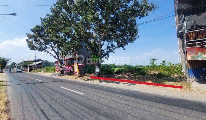 Tanah Tepi Jalan Raya Dekat Area Bisnis Komersial Solobaru  1