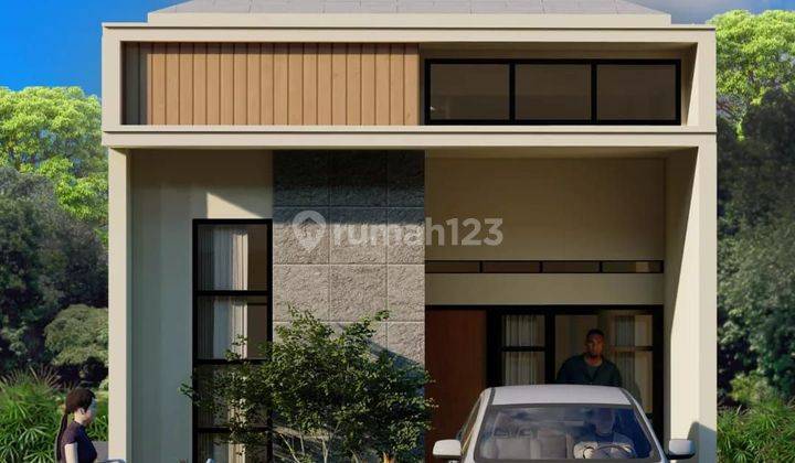 Dijual rumah di cibinong pemda aman dekat dengan tol free design  2