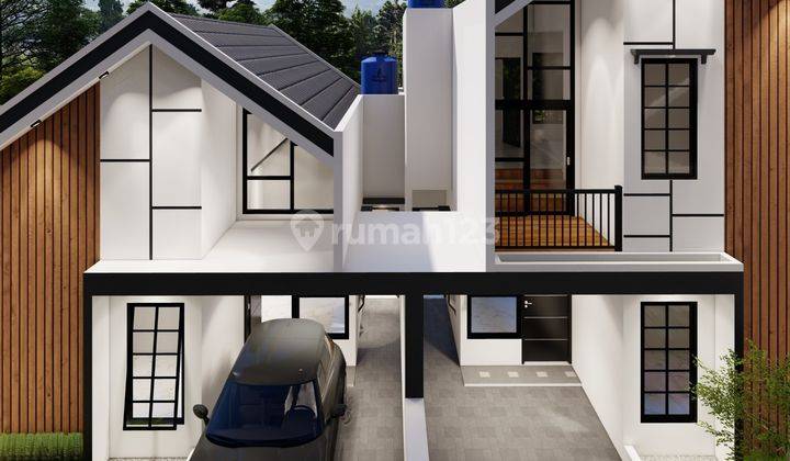 Rumah 2 Lantai Dapat Harga 1 Lantai di Pusat Pemerintahan Kota 1