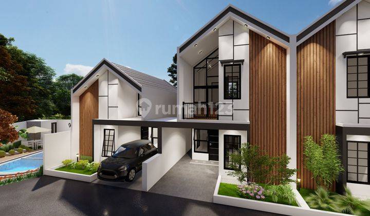 Rumah 2 Lantai Dengan Konsep Scandinavian  1