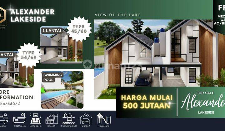 Rumah 1 Lantai Tampak Seperti 2 Lantai  1