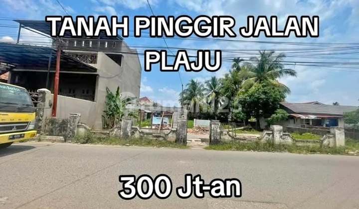 jual tanah plaju harga 290 jt be