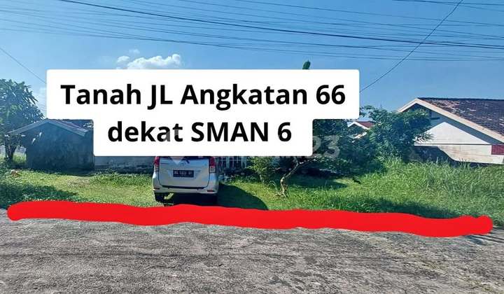 Strategic land for sale, Angkatan 66 near SMA 6 High School.