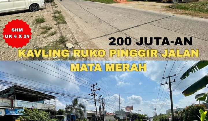 Land on the side of Taqwa Mata Merah Road is suitable for business.