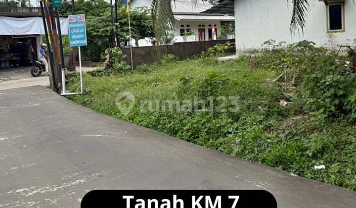 Tanah km 7 Jalan Naskah 3 dekat Asrama TNI Tanah km 7 Jalan Naskah 3 dekat Asrama TNI