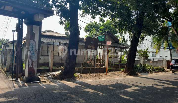 Dijual tanah pinggir jalan cocok untuk cluster, sekolah di Ciracas Jaktim
