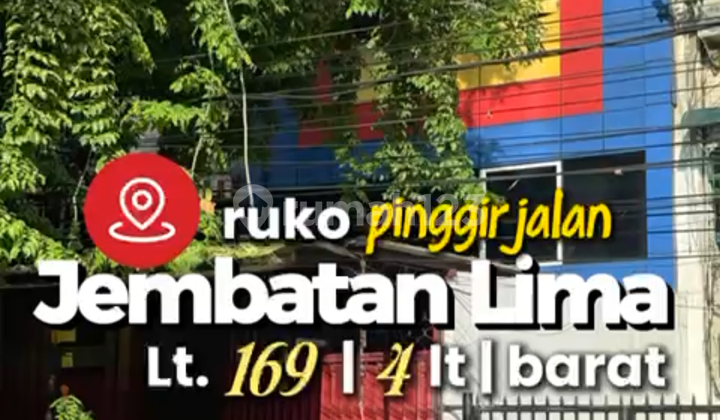 For Sale Fast 4-Story Shop House in Jembatan Lima Strategic Location 2