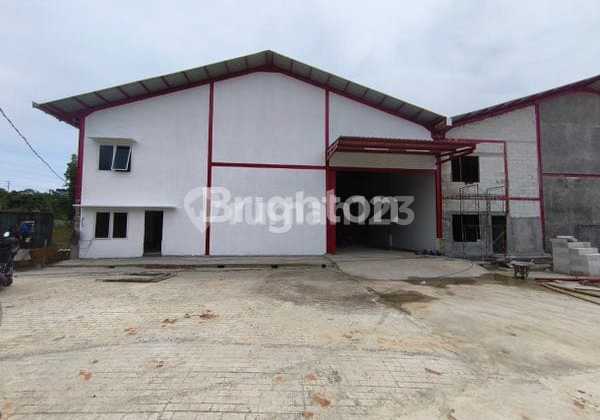 For Rent New Building Large Warehouse Including Office Spacious Parking Location Kariangau