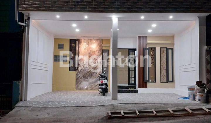 RUMAH TENGAH KOTA BERNUANSA MINIMALIS ELEGAN LOKASI DALAM PERUMAHAN VILLA DAMAI AMAN NYAMAN HARGA NEGO