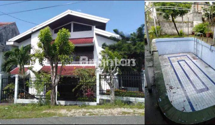 RUMAH BESAR  SEMIFURNIS DENGAN KOLAM RENANG LOKASI TENGAH KOTA DALAM PERUMAHAN MARKONI ATAS AMAN NYAMAN HARGA NEGO 1