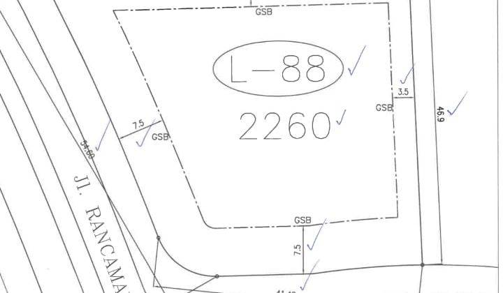 Dijual Kavling di Jalan Utama Perumahan Rancamaya.luas Tanah 2260 M2. View Gunung 2