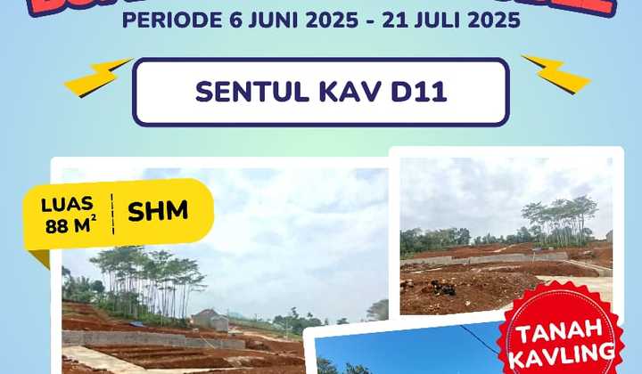 Tanah Kavling Murah Tanpa Dp Plus Free 3 Bonus Tanpa Diundi 1